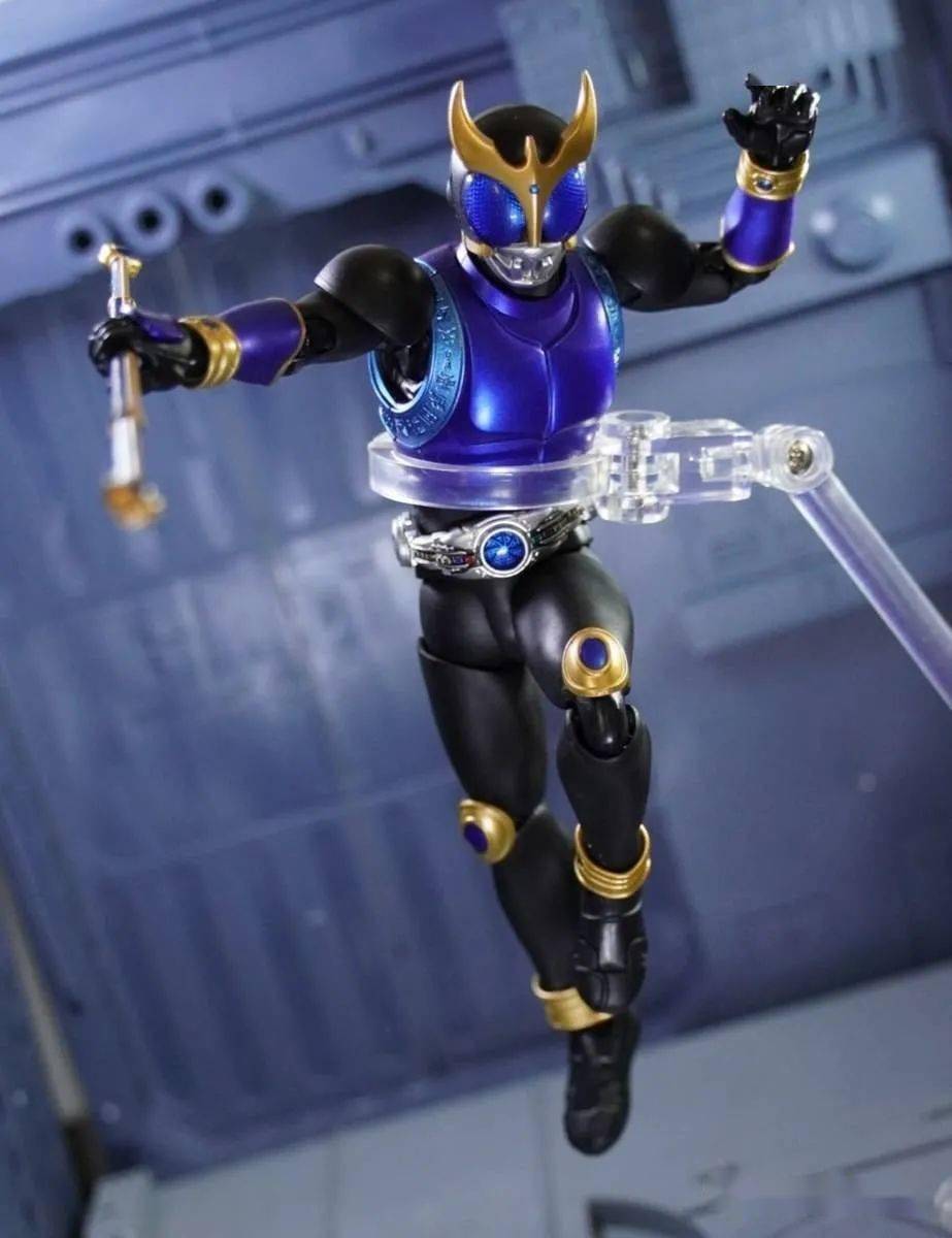 万代2月魂限shf真骨雕假面骑士空我天马青龙形态日玩实物图