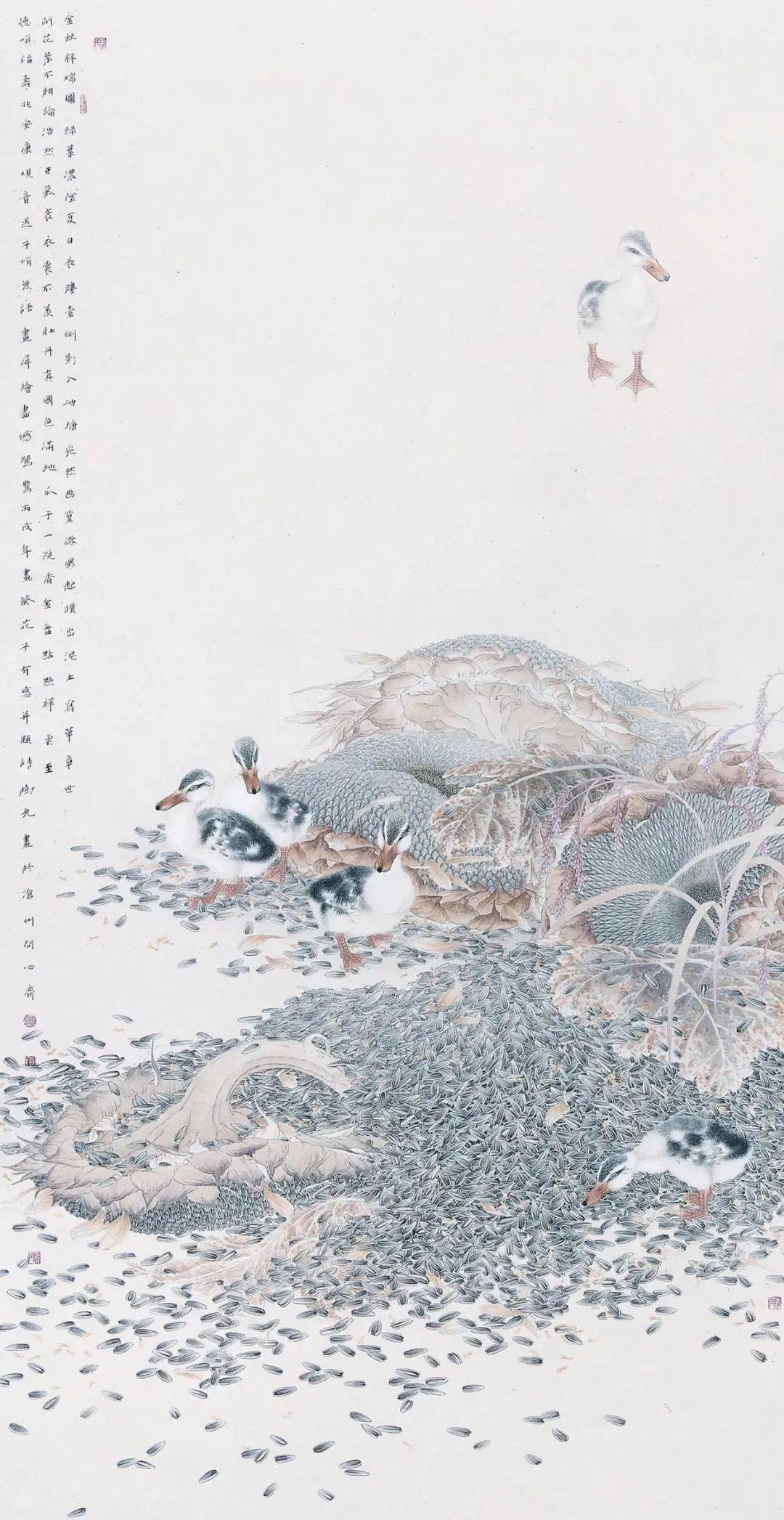 刘树允唯美淡彩工笔画