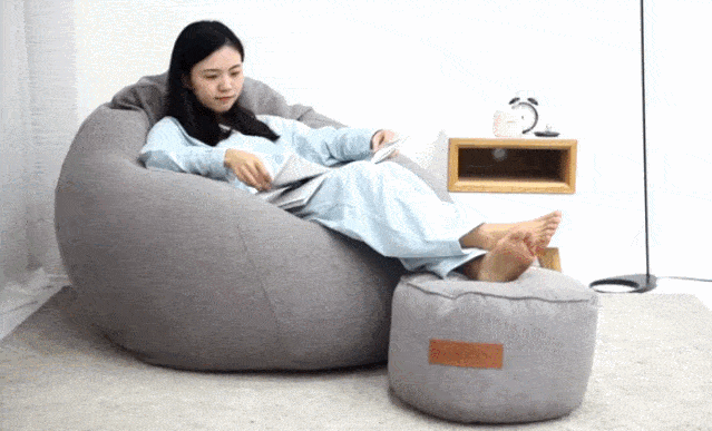 卖爆15万的网红懒人沙发像躺在卡比兽肚子上舒服