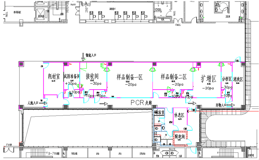 新冠pcr实验室设计图图片