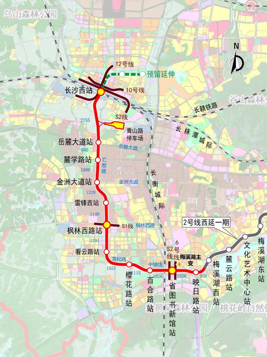 長沙地鐵最新消息除了6號線未來幾年還有這些線路建成通車