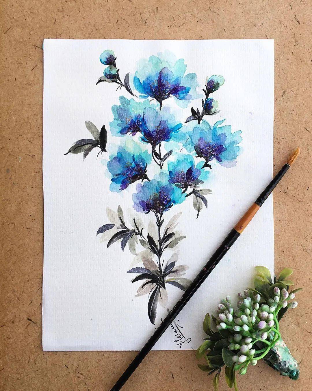 水彩画简单植物 图片搜索 水彩画简单植物 图片搜索