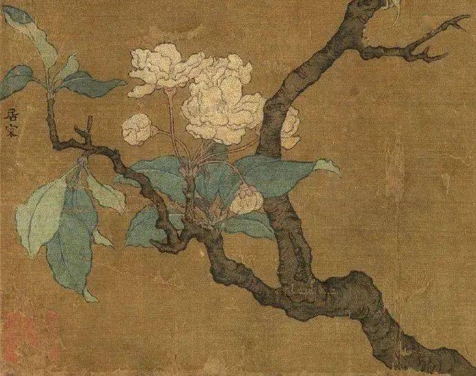 宋61黄居寀梨花春燕图