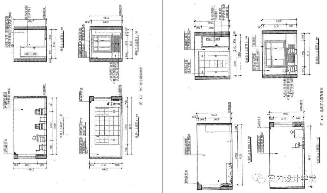 室內設計cad施工圖識讀手冊299頁全