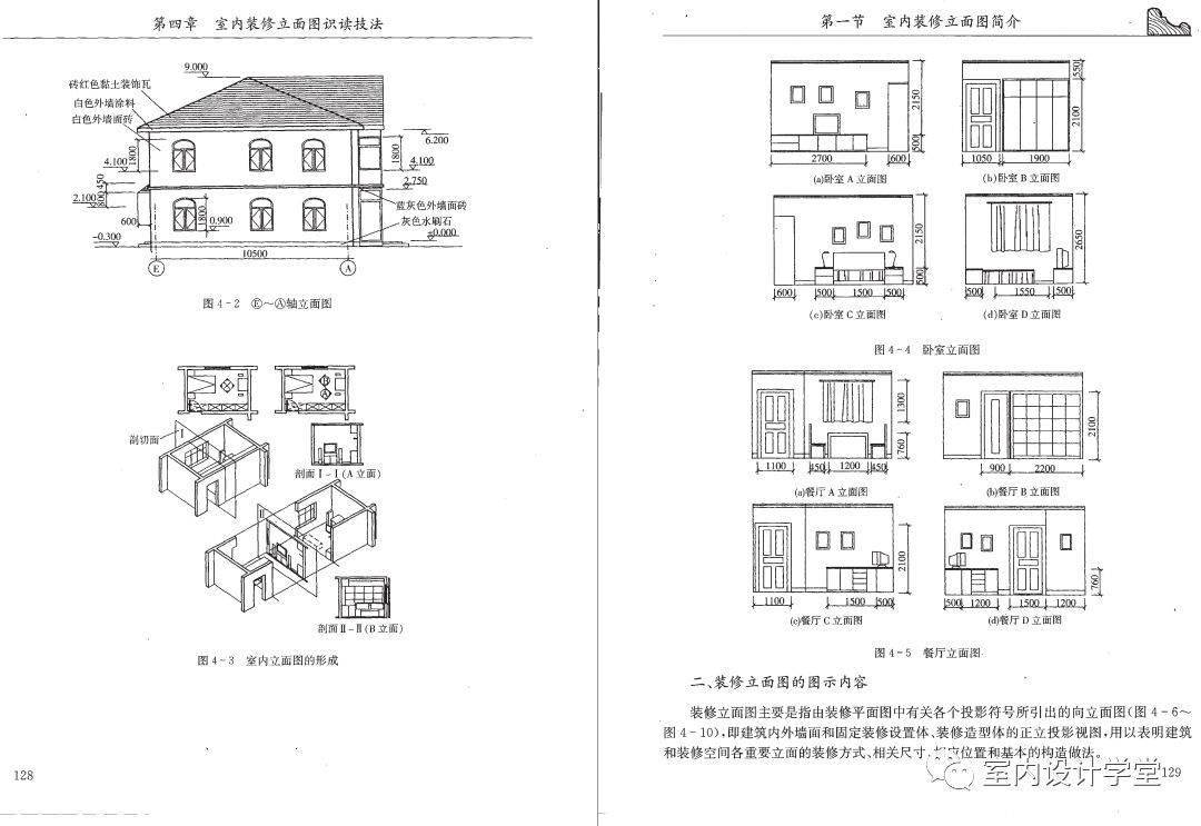 室內設計cad施工圖識讀手冊299頁全