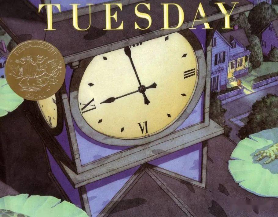 英文无字绘本tuesday