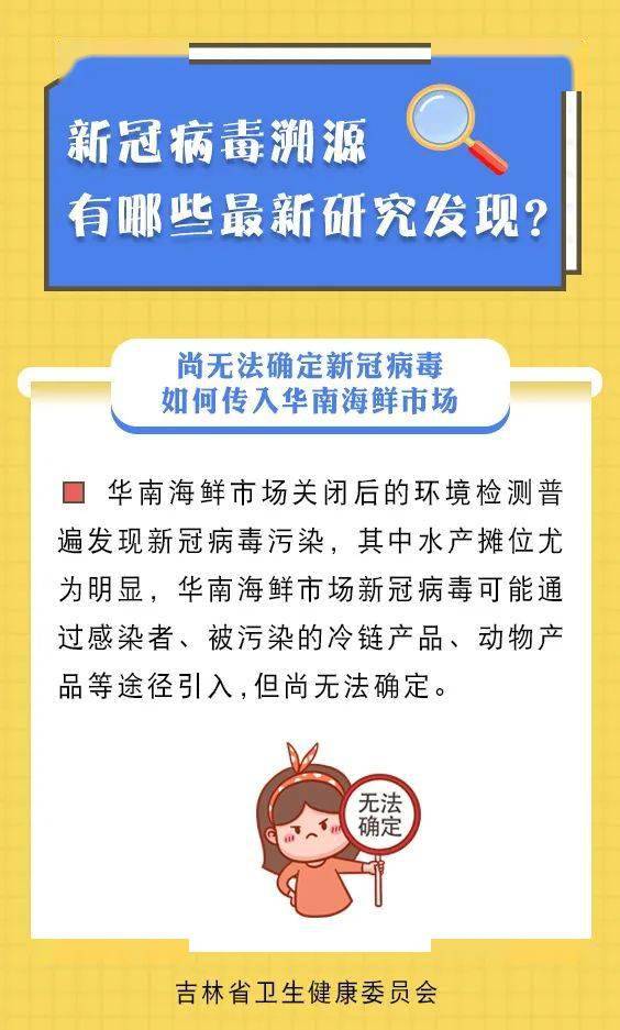 新冠病毒溯源有哪些最新研究发现