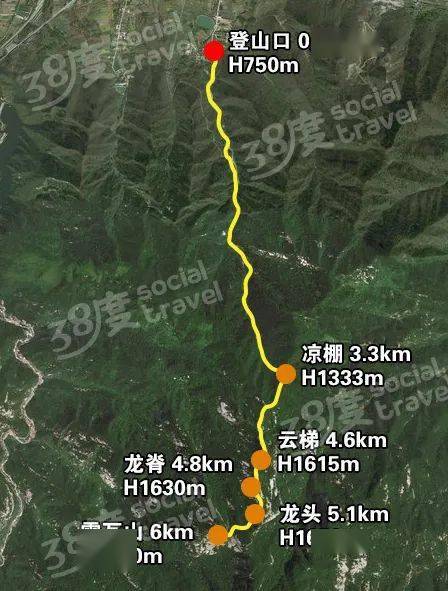 此线路为原返路线,全程约12公里,拔高约1300米,难度适中,报名者需要