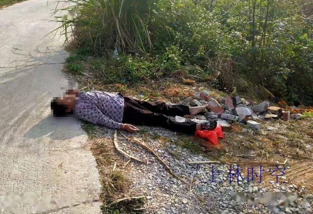 上林白圩一老人晕倒在路边,一动不动,结果.(上林时空)