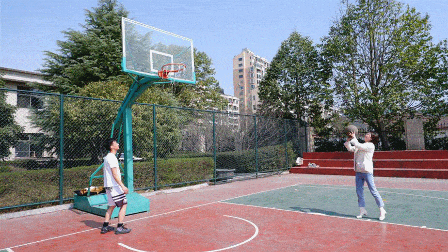 迎亚运 展风采丨银湖街道趣味篮球赛热血开打_定点投篮
