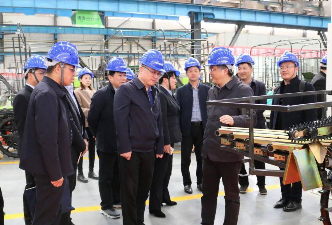 湖南省工信厅副厅长马天毅一行调研中联农机汉寿事业部