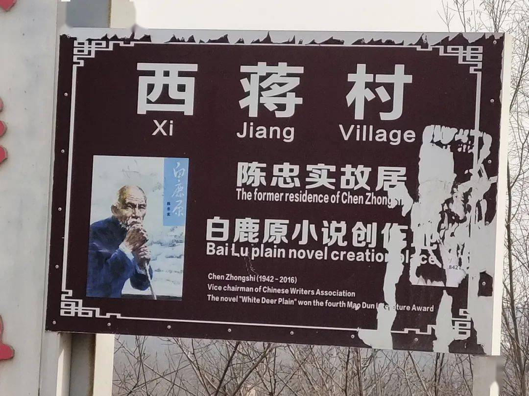 韩浩月 | 在陈忠实故居门前小站片刻_西蒋村