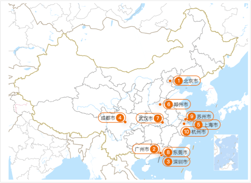 广东省各市人口2020_广东省各市分布图