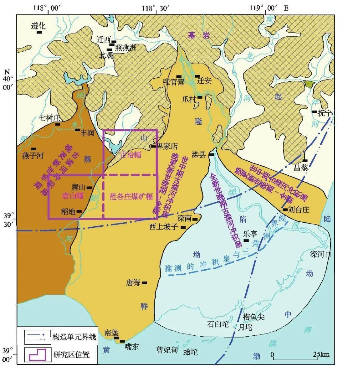 唐山市地质地貌图图片