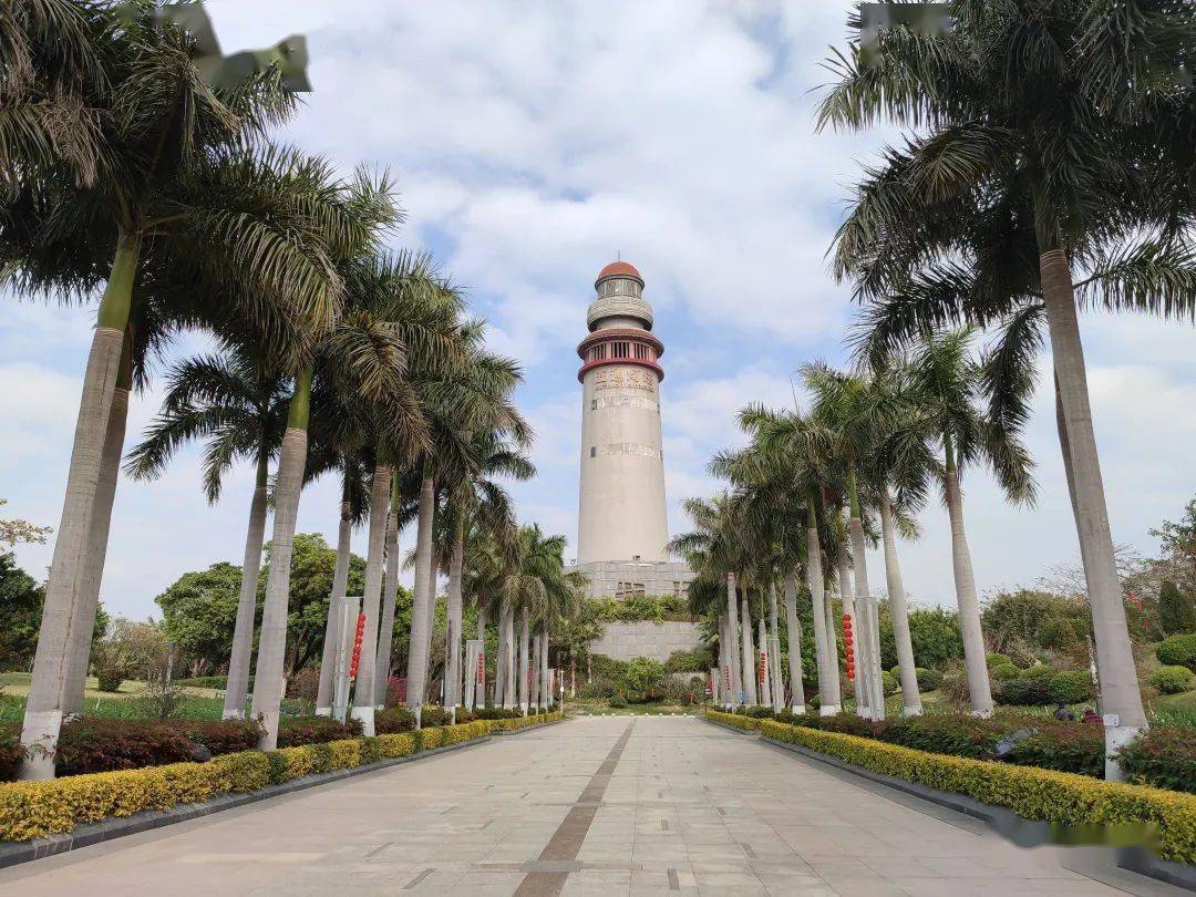 灯塔晨曦五通灯塔公园