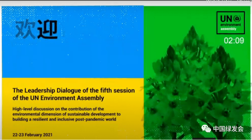 疫情使我们离可持续愈发遥远 绿会国际部在线参加联合国环境大会领导力对话 人类