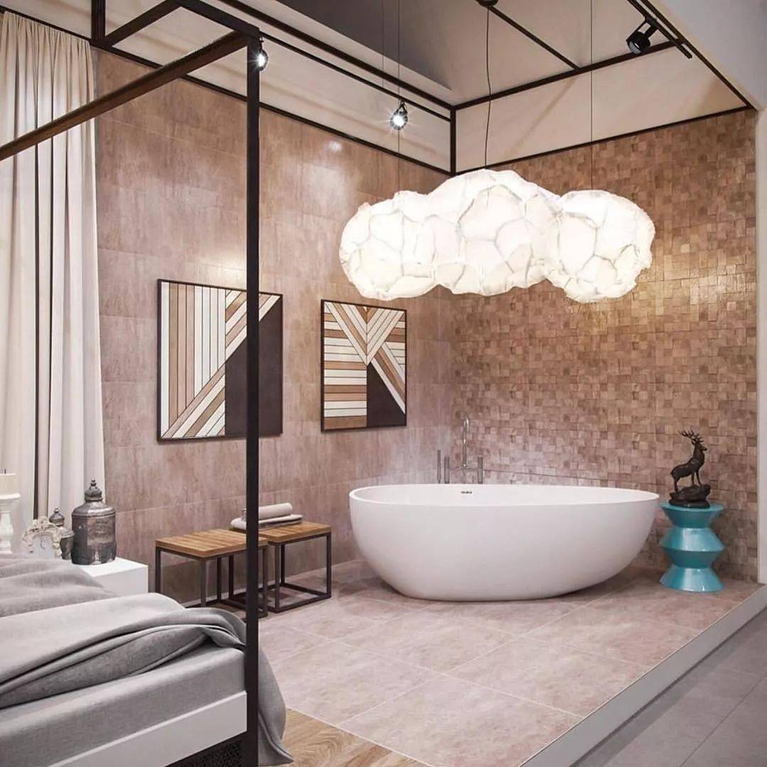 浴缸,就该放在卧室里_浴室