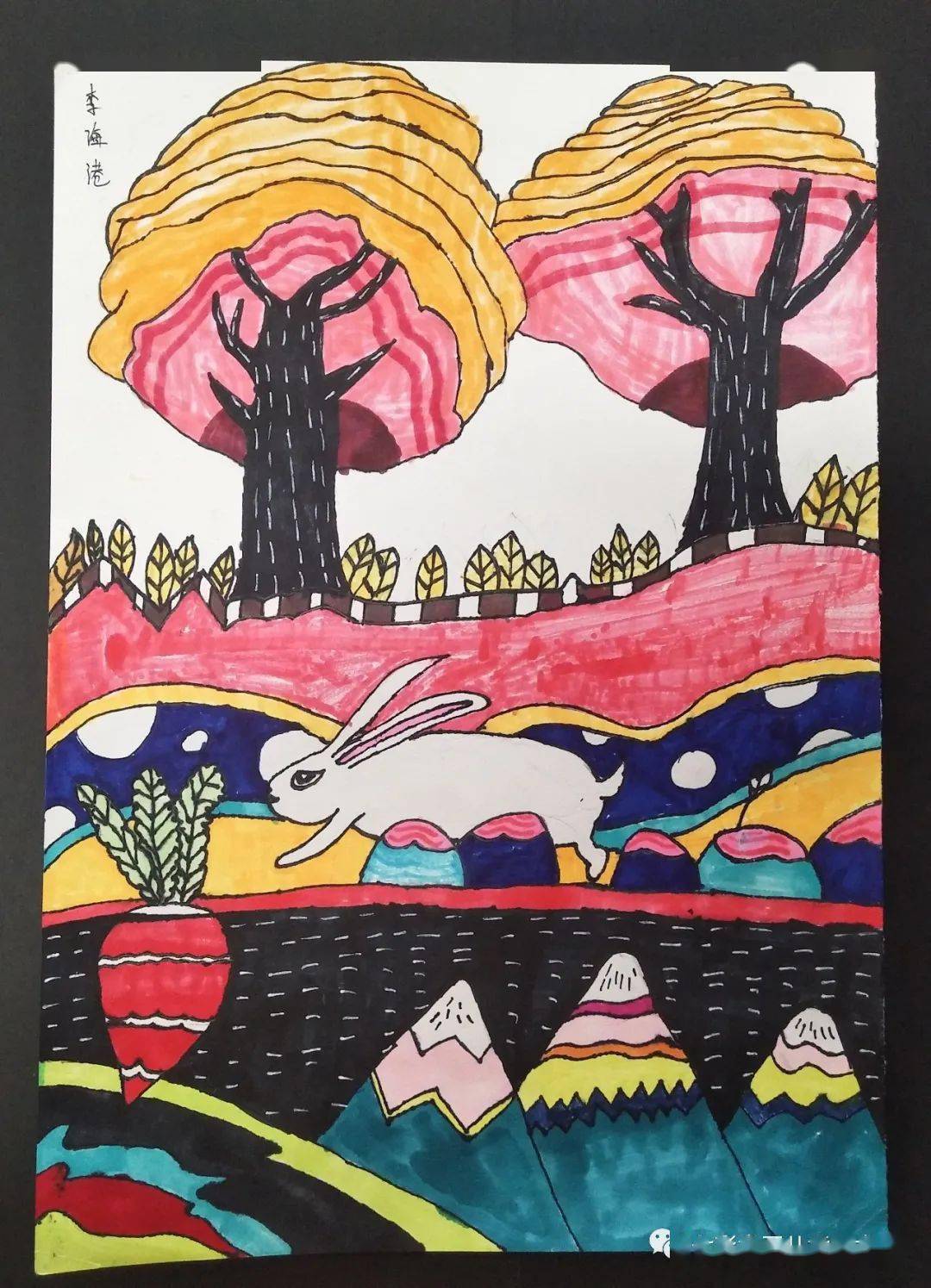 三年级课堂作品展示逐步走入专业绘画道路