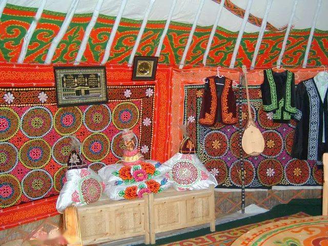 蒙古包内部装饰