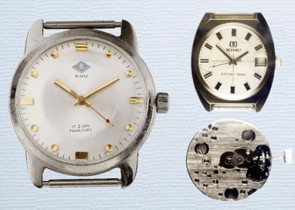 其生产的"西湖"牌手表成品曾红极一时它的前身—杭州手表厂时期然而