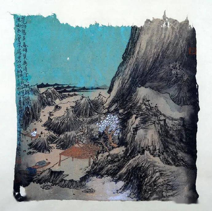 中原笔墨张建京山水