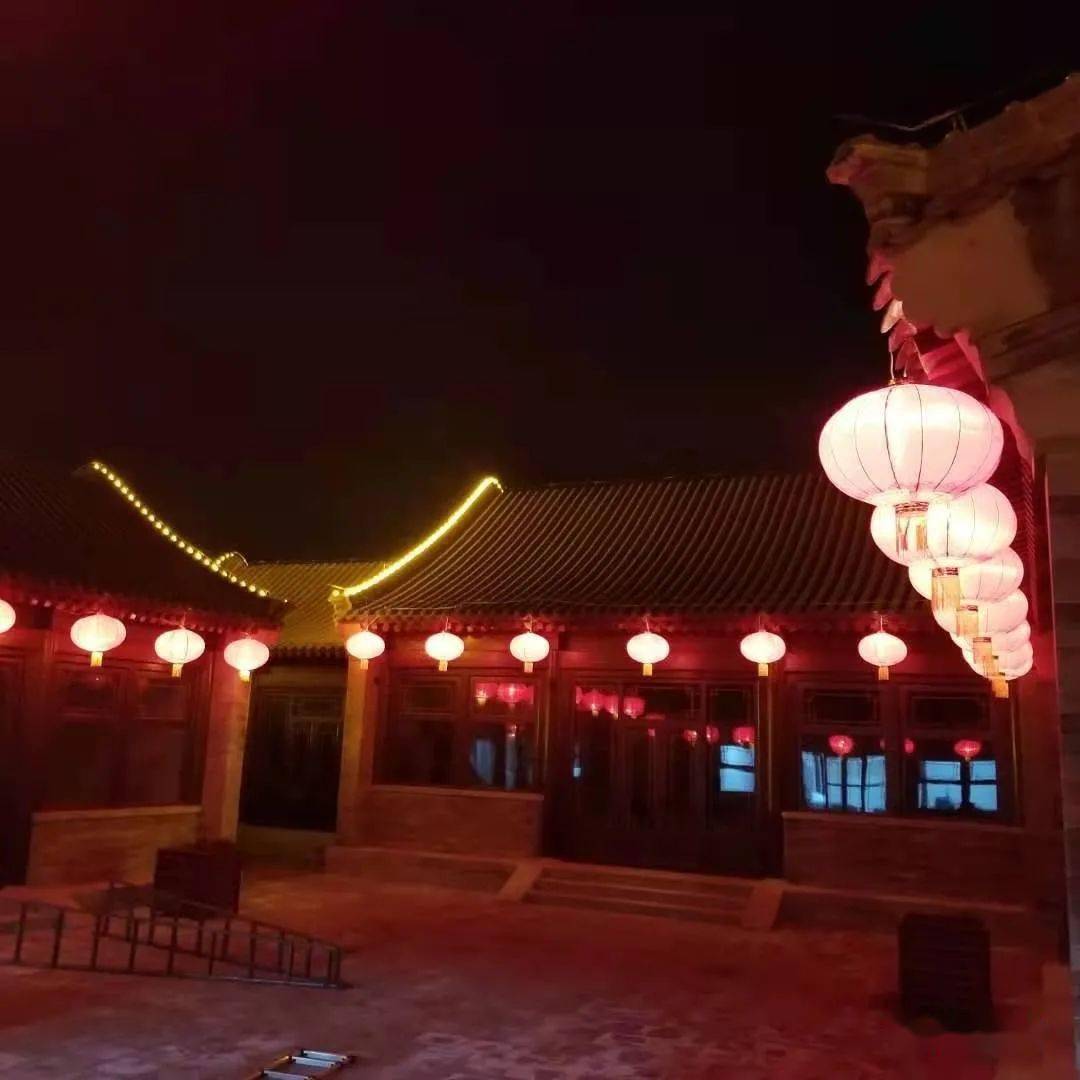 新晋网红打卡地大红灯笼高高挂南皮双庙文旅小镇等你来