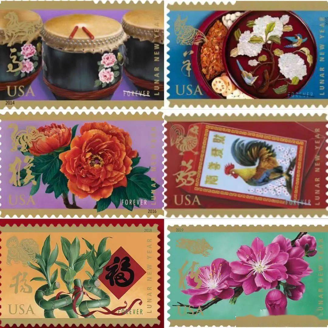 2021美国邮票上的中国故事