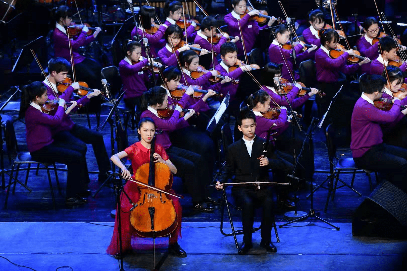 未来大师演奏世界名曲湖南少儿新春音乐会精彩上演