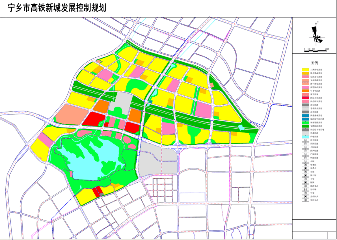 宁乡高铁新城规划图图片