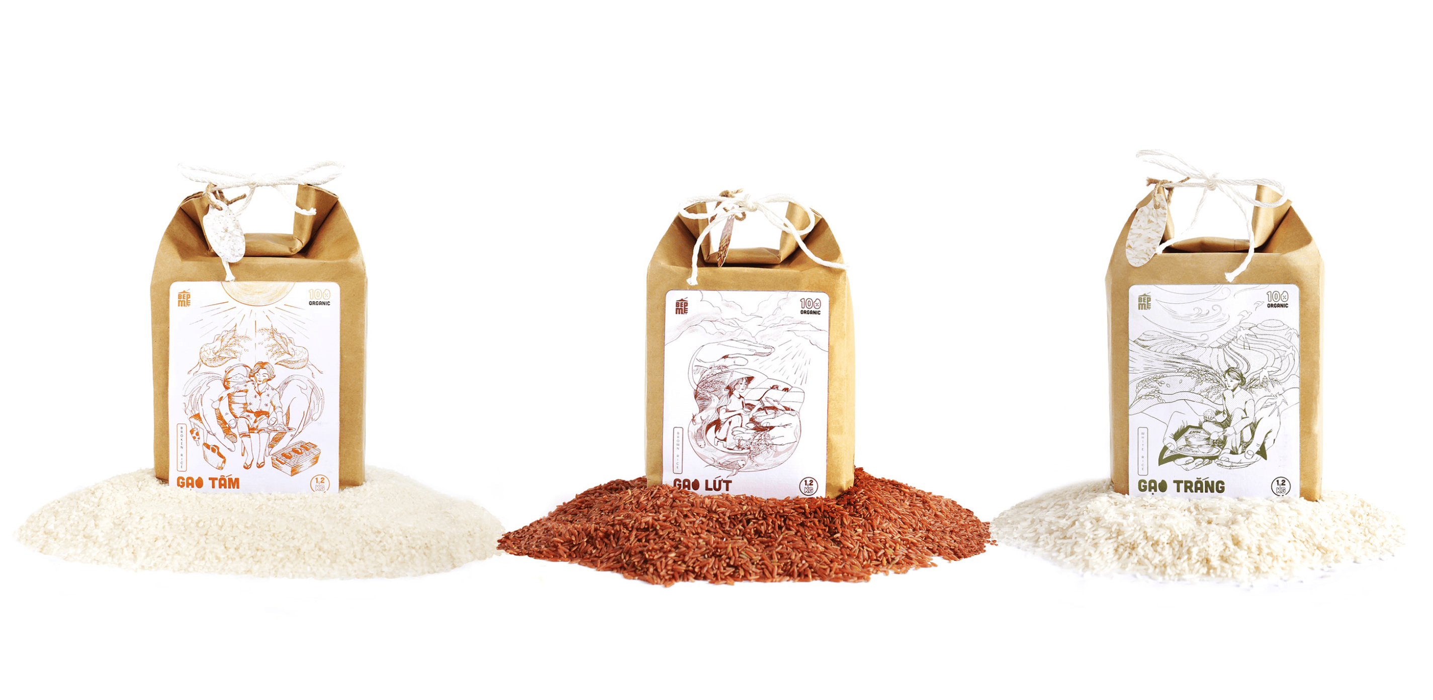 农产品-大米包装 带有东方温度的韵味_创意