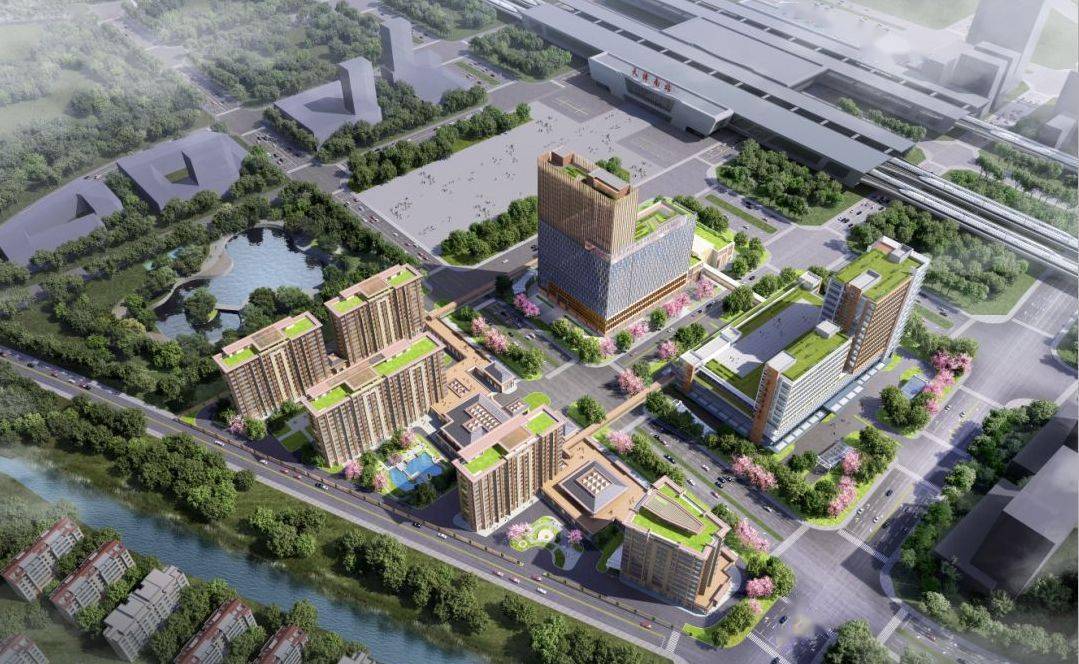 中北镇水街项目2021年竣工天津华侨城运河水街文旅项目位于天津市西青