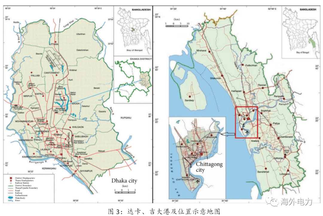 孟加拉国吉大港地图图片