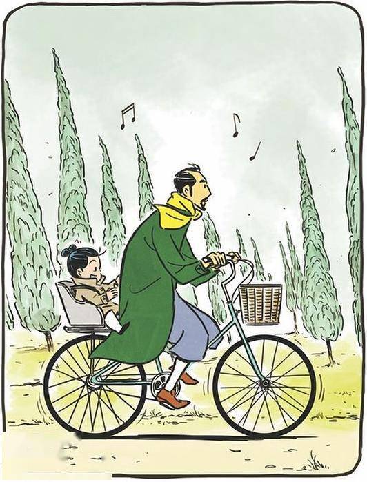 骑着单车的我俩漫画