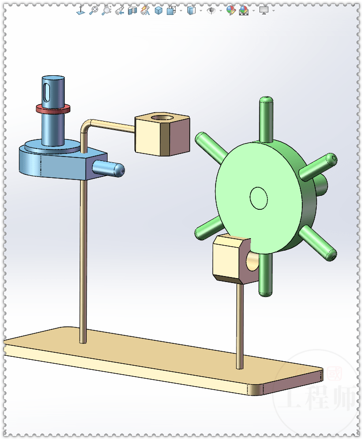 用solidworks制作的间歇传动装置
