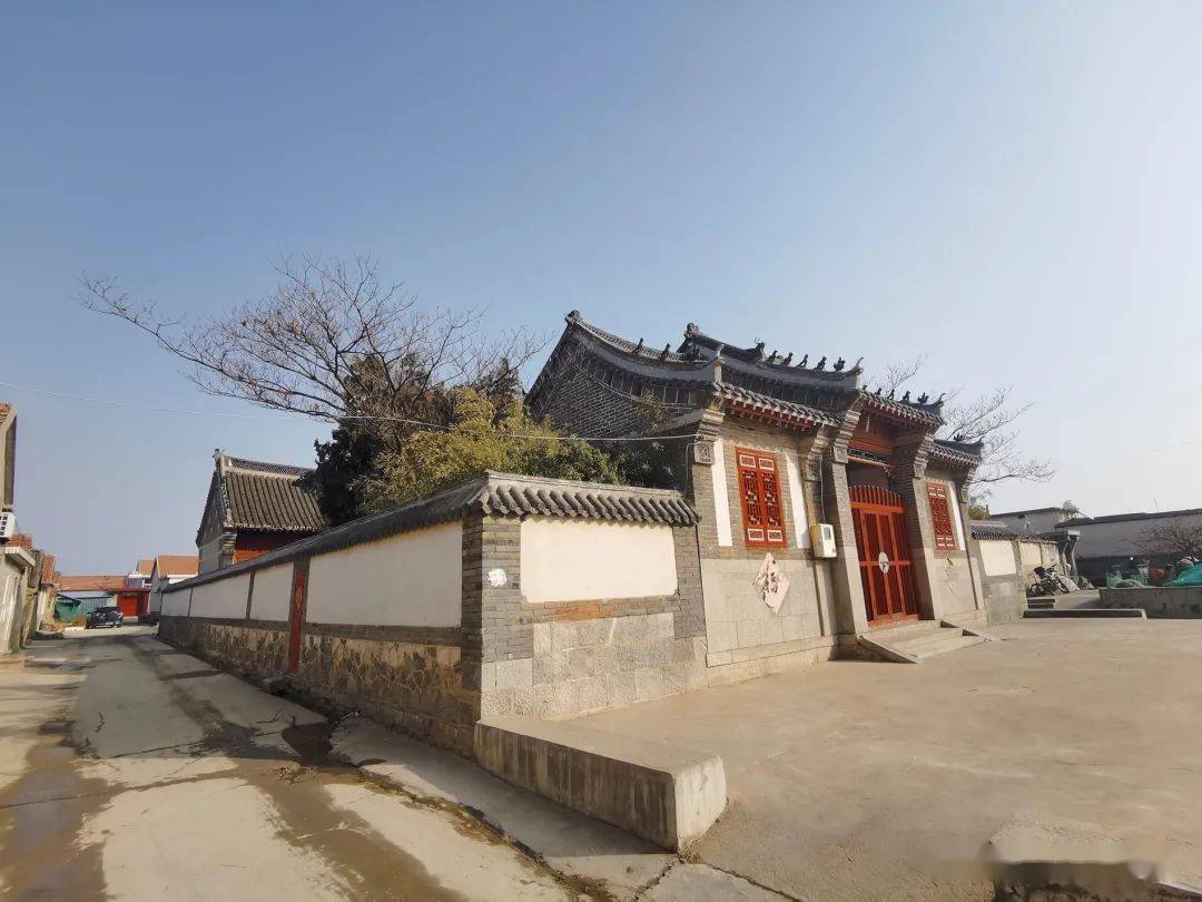 参观山东700年古村落的一座朱氏宗祠