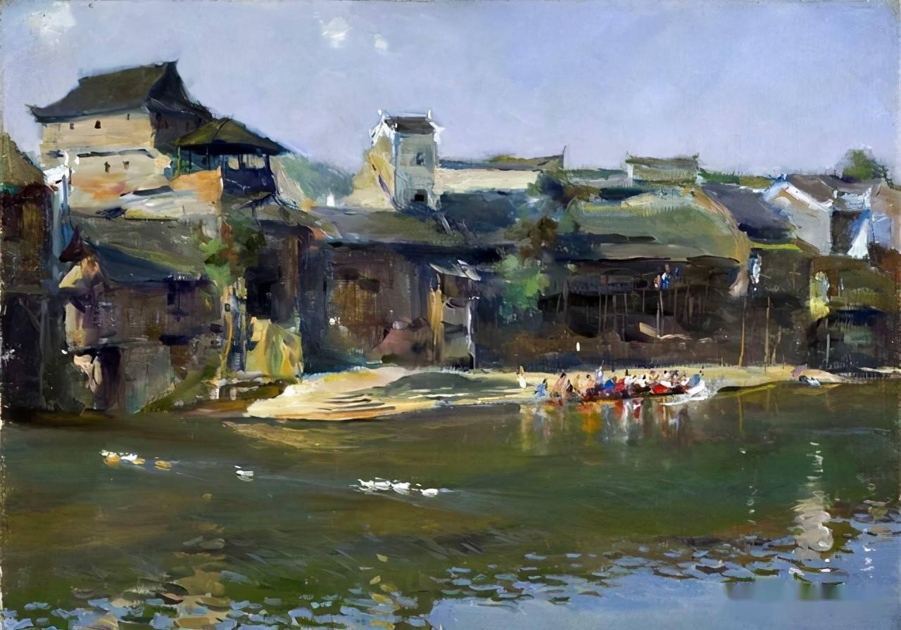 著名油画家冉茂芹油画作品欣赏