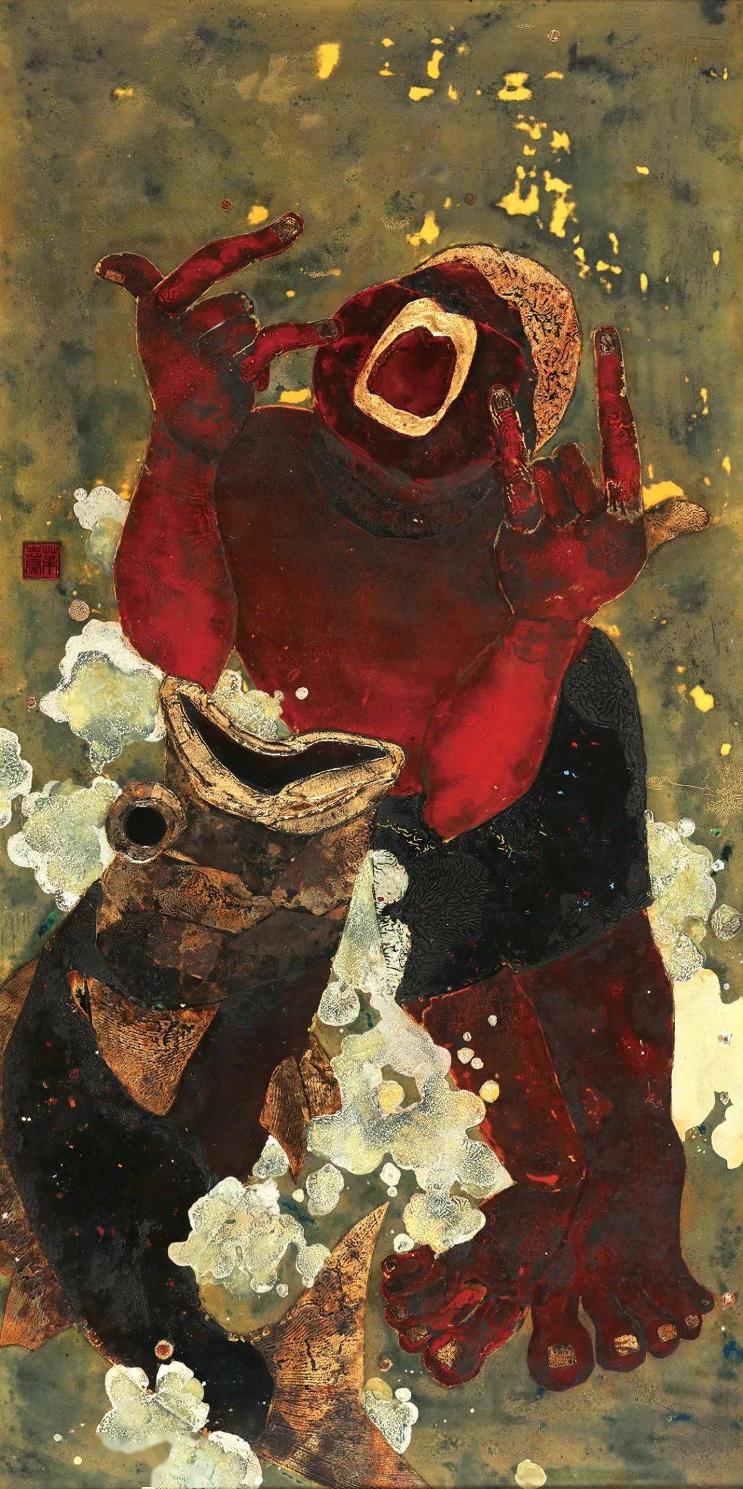 资料| 广东省第七届漆画作品展·优秀作品_cm