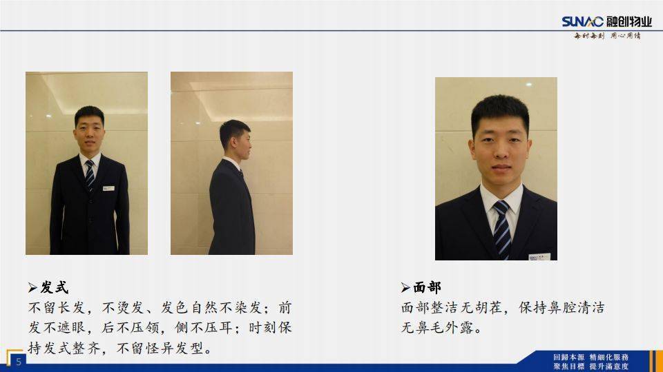 领带83 皮肤83 手部83 工牌83 面部83 发式1, 仪容仪表(男)