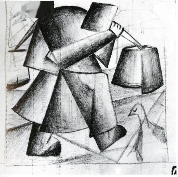 几何抽象画派的先驱至上主义艺术奠基人卡西米尔