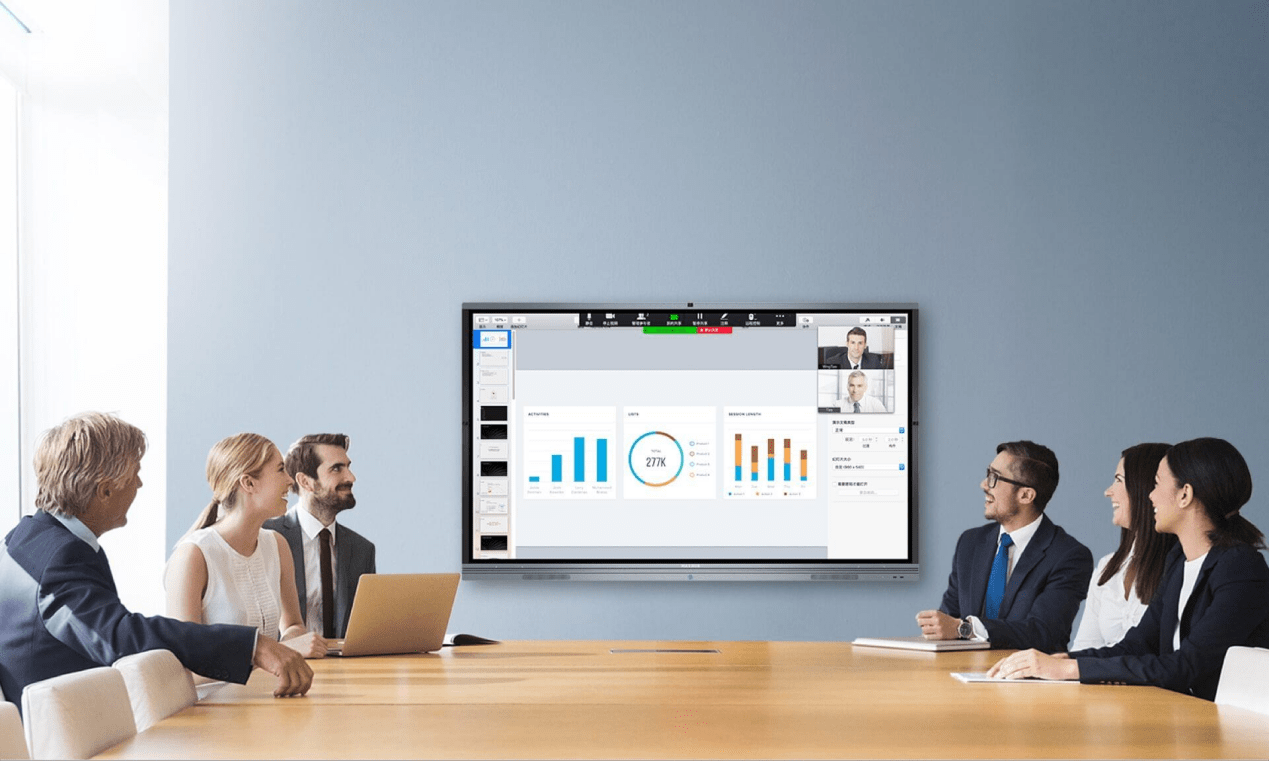远程办公成常态智能会议平板成商业宠儿