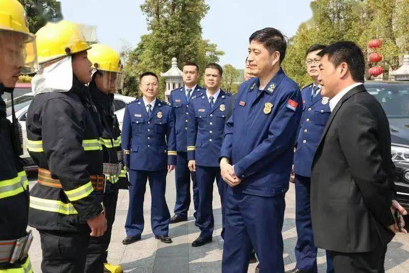 省消防总队总队长张明灿到汕尾检查调研消防工作