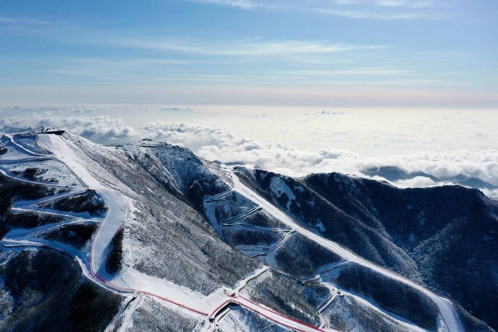 大片来了海坨戴瑞雪冬奥胜景来