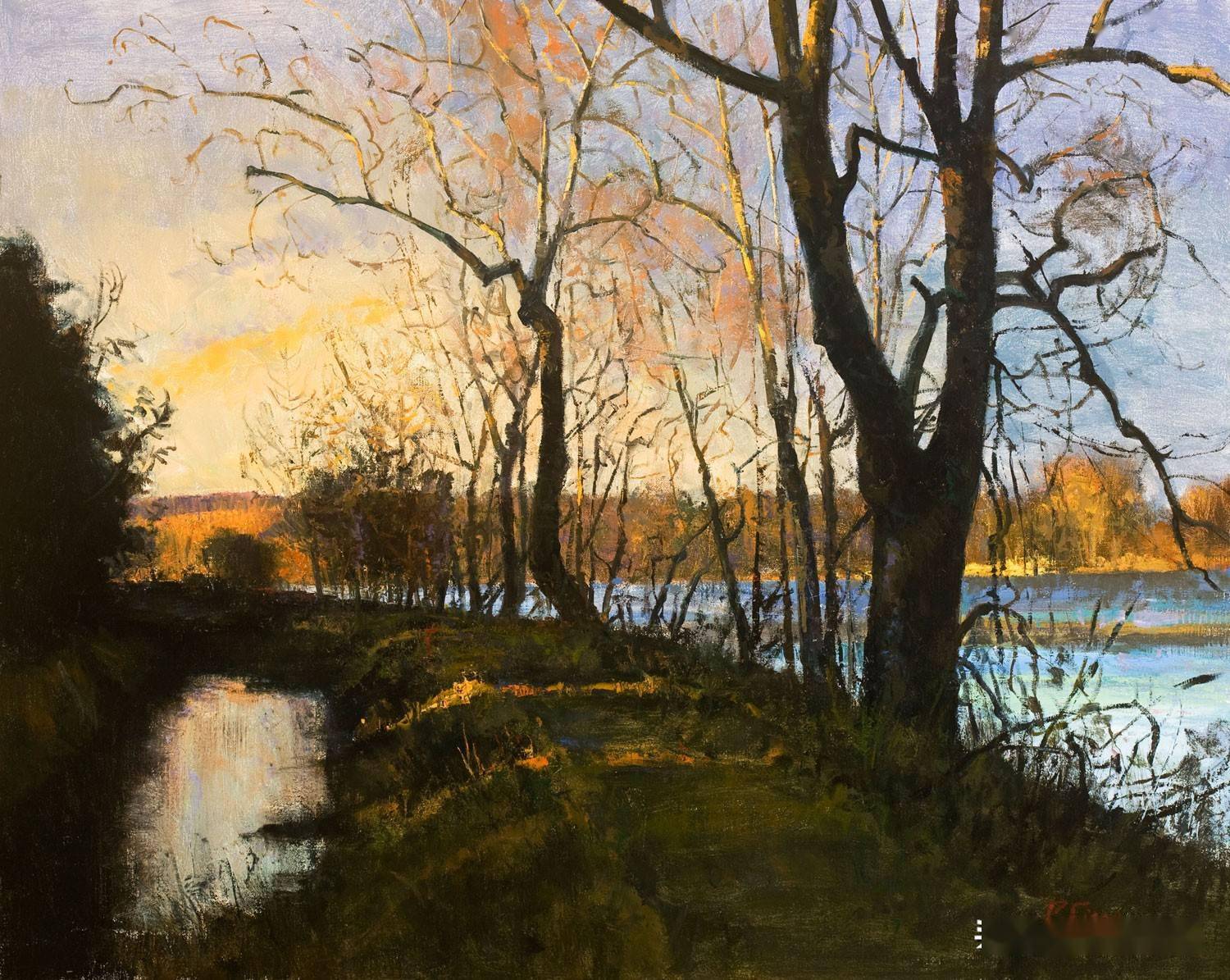 美国画家彼得菲奥雷风景油画作品欣赏