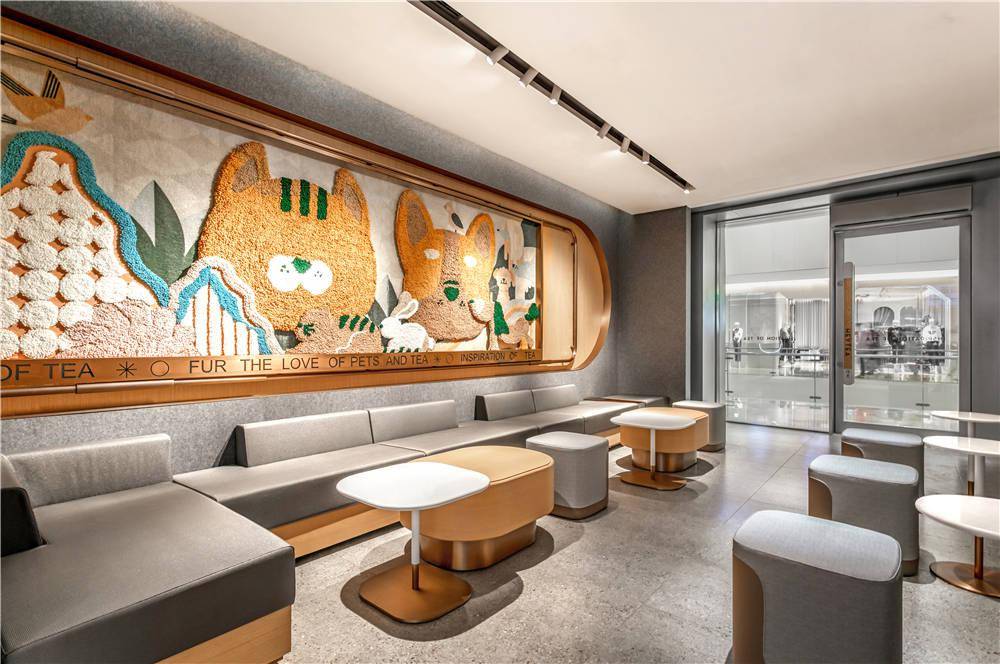 und设计事务所陪伴者heytea喜茶宠物友好主题店heyteapetfriendly