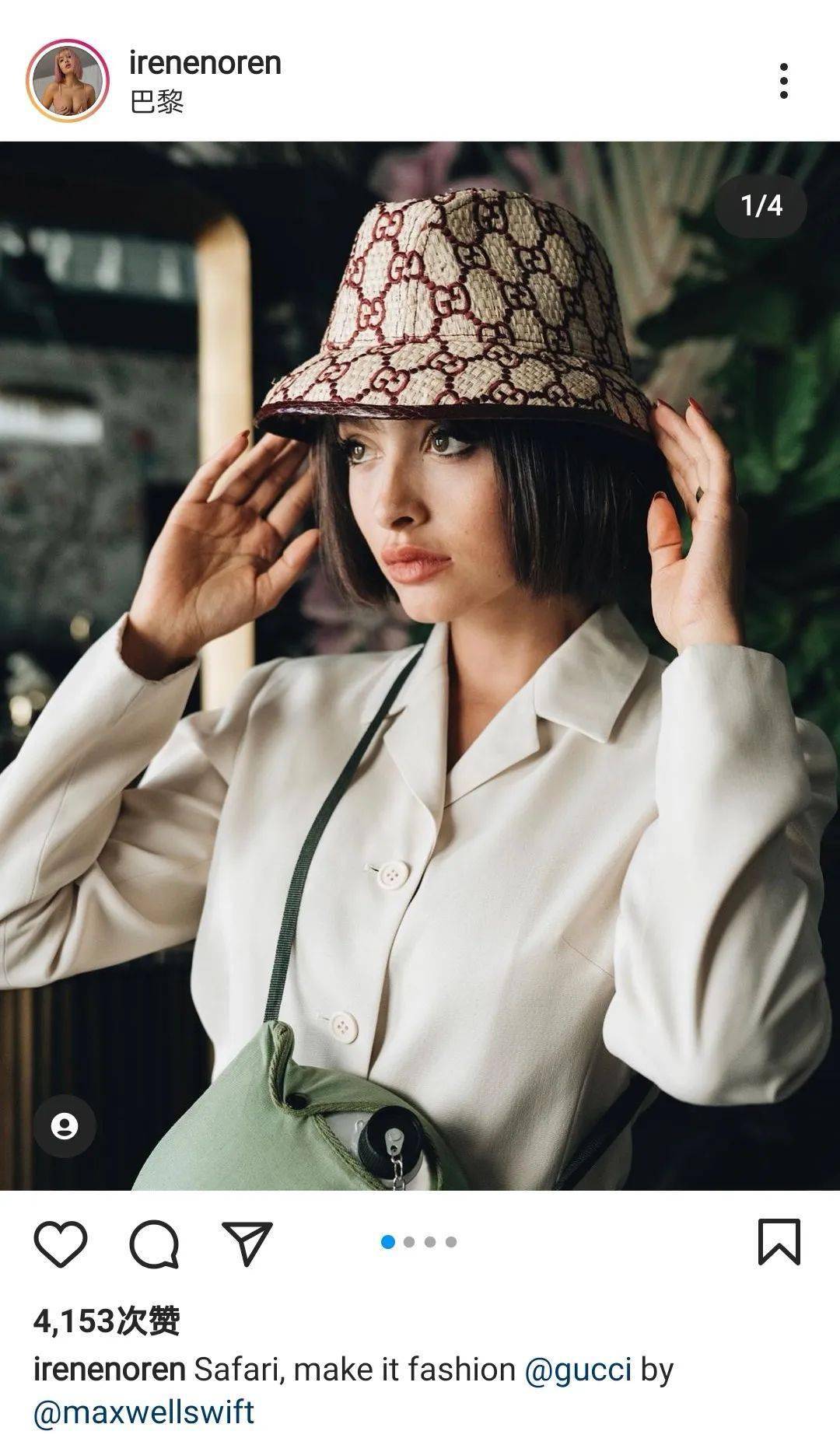 (图源:instagram@irenenoren)también ha trabajado con marcas como