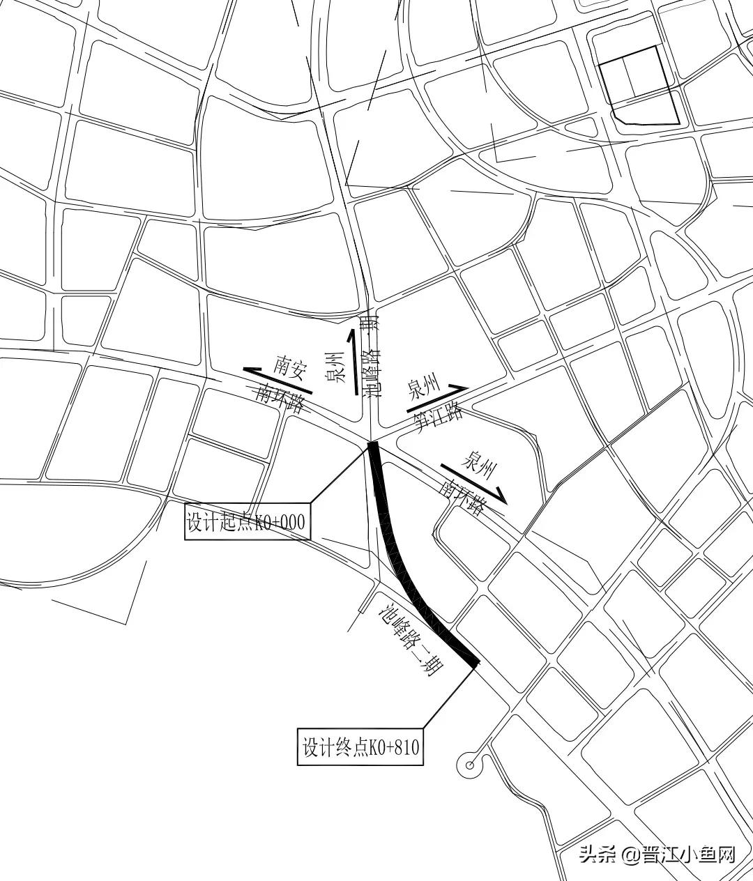 下月开工泉州市区池峰路断头路将打通