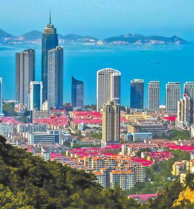 图为山东烟台城市风光. 影像中国