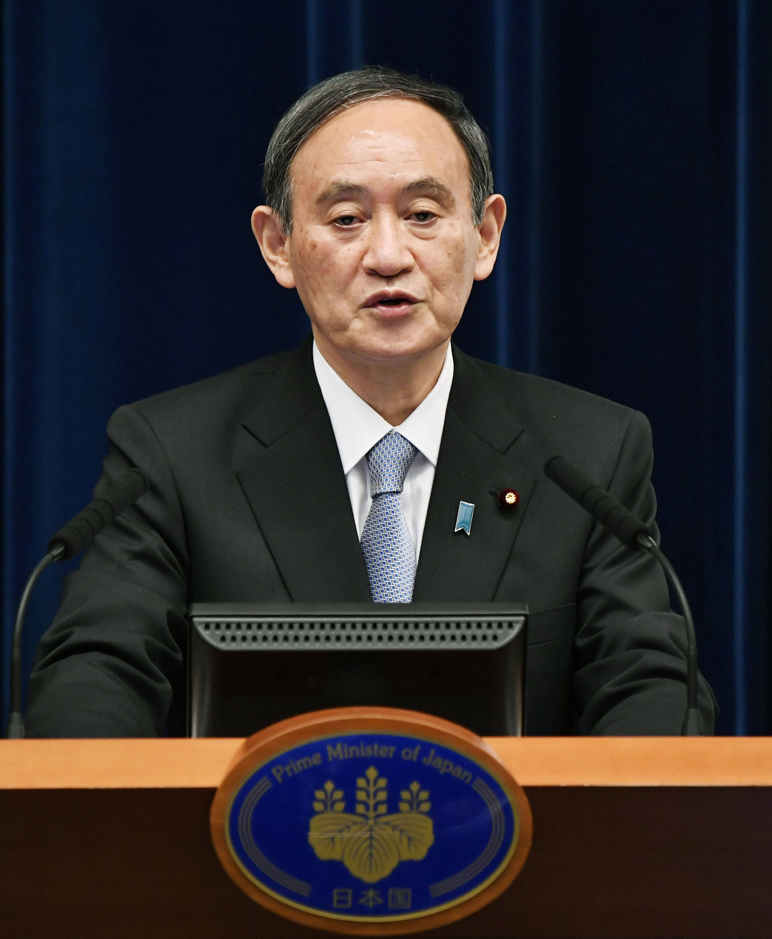 日本首相菅义伟图片