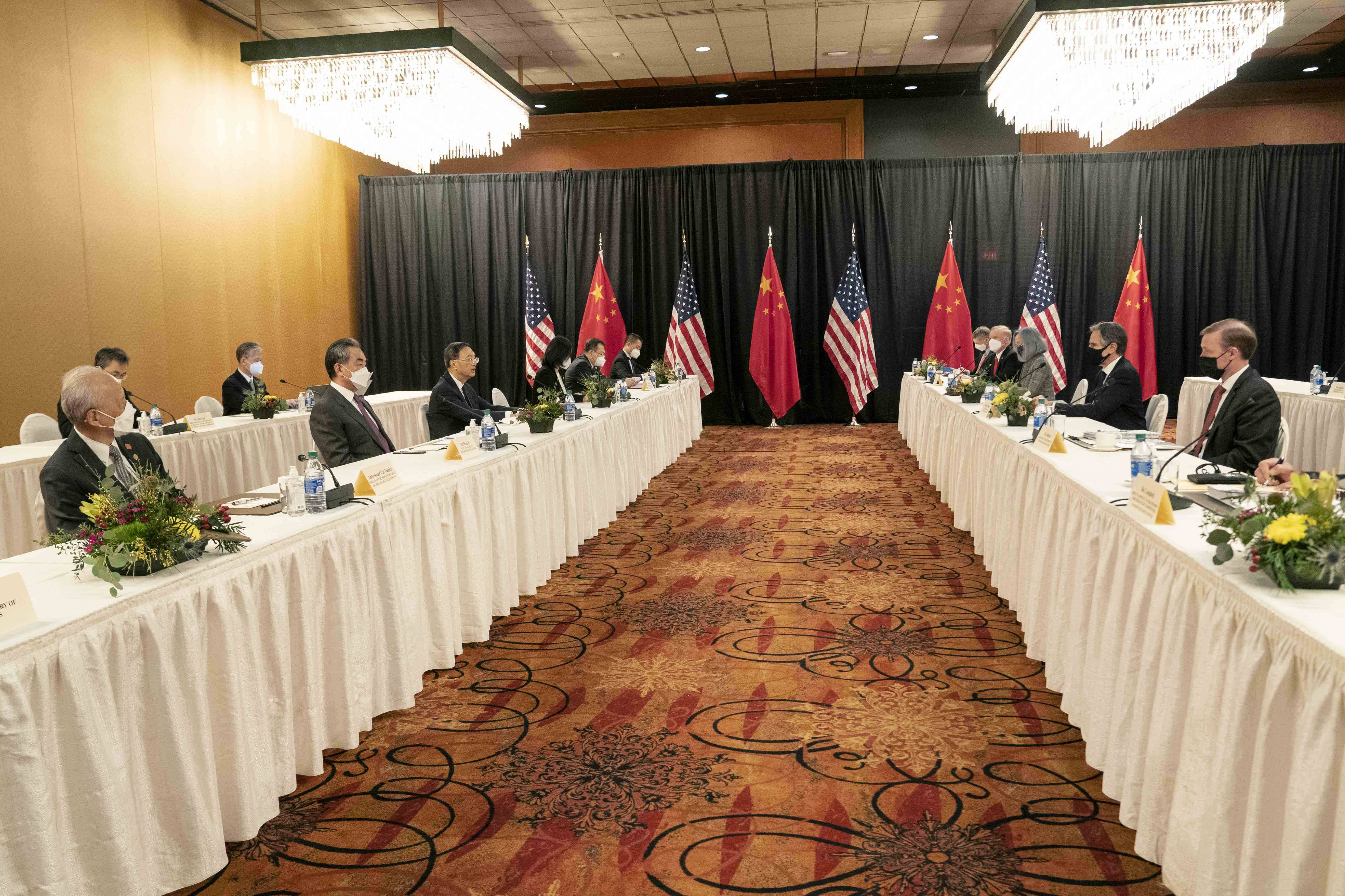 中美高层战略对话第三场会议即将开始 回顾今日进行的两场会议全流程_手机新浪网
