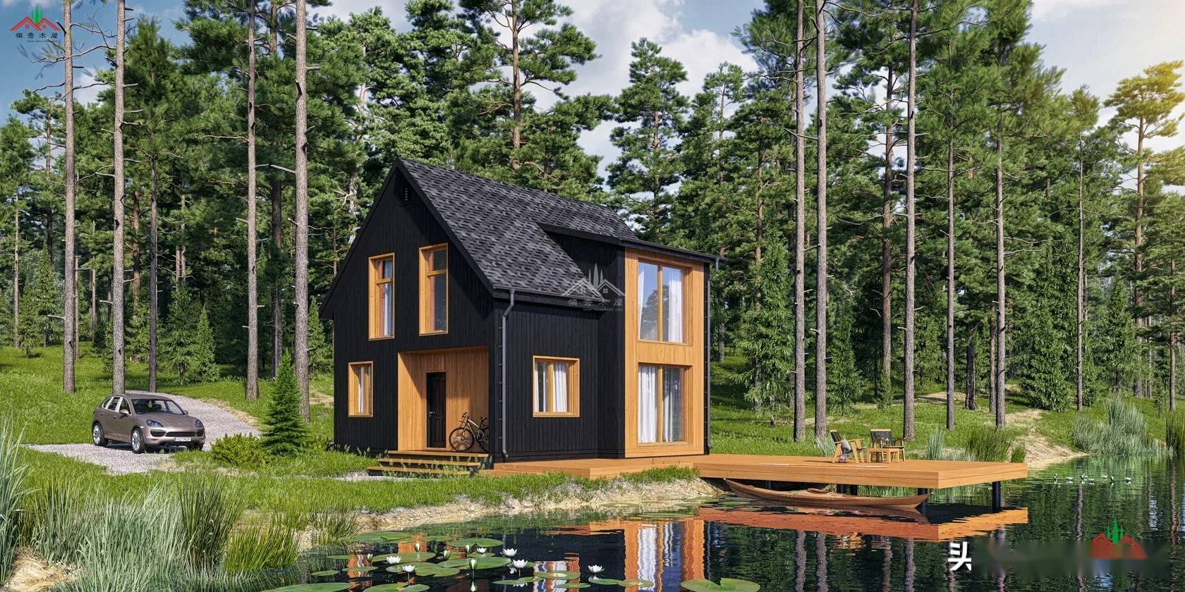 你需要成本不太高效果还不太差的现代风格木屋这7款方案可以参考